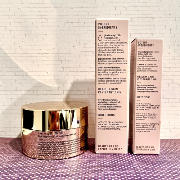 JLO BEAUTY GLOW BUTTER HIGHLIGHT BRIGHT SEXY CONTOUR CHEEKS BODY MOISTURIZE SOFT - Picture 3 of 3